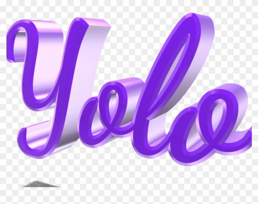 Yolo - Graphic Design Clipart #4918598