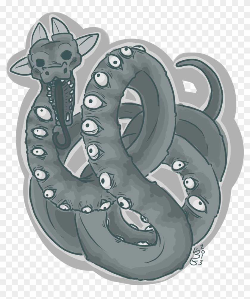 Eye Monster - Illustration Clipart