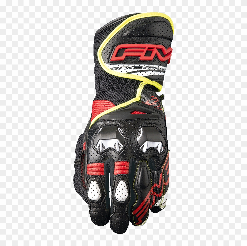 Rfx2 Airflow Black / Fluo Yellow - Five Gloves Rfx2 Airflow Clipart