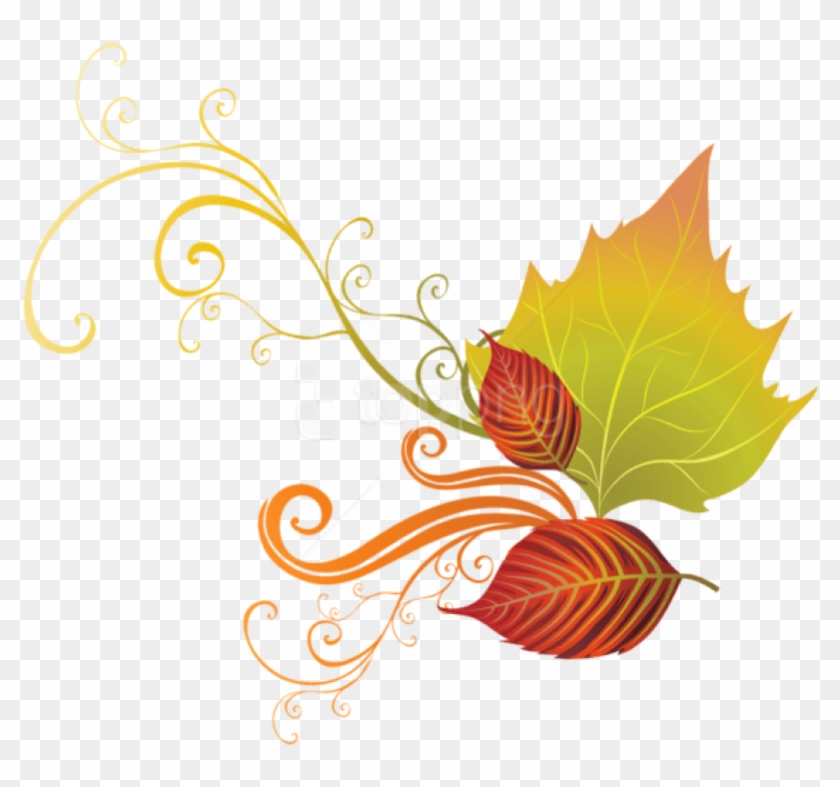 Free Png Download Fall Leaves Decor Clipart Png Photo - Autumn Corner Clipart Free Transparent Png