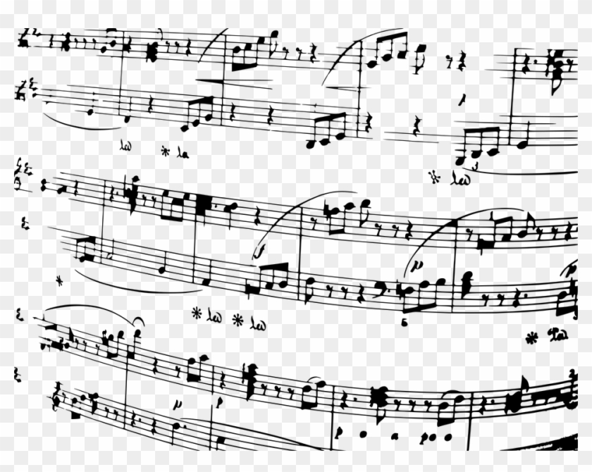 Abuse Background Monochrome My Bits Notes Report - Music Note Background Png Clipart #4920520