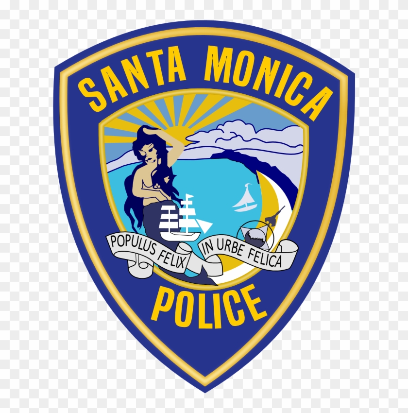 Santa Monica Police Patch - Santa Monica Police Logo Clipart