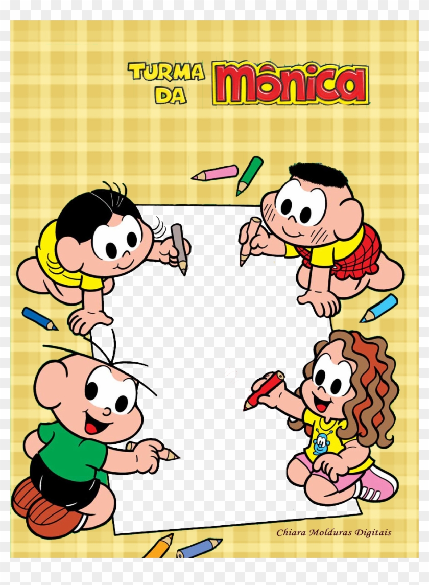 [turma Da Mônica1-alichiara ] - Moldura Turma Da Monica Clipart #4920639