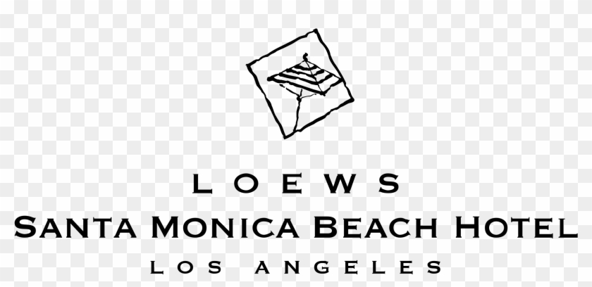 Loews Santa Monica Beach Hotel Logo Png Transparent - Loews Santa Monica Clipart