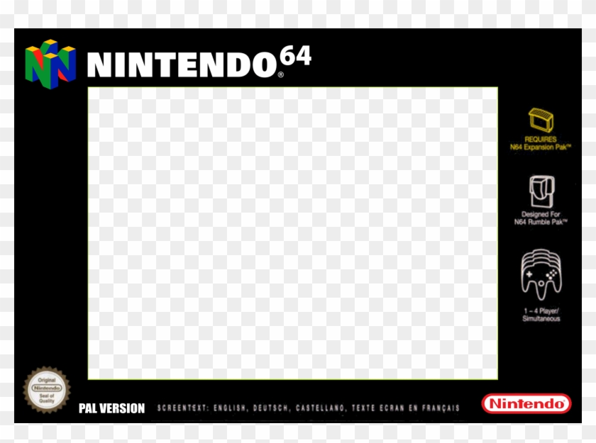 Nintendo Seal Png - N64 Clipart #4921307