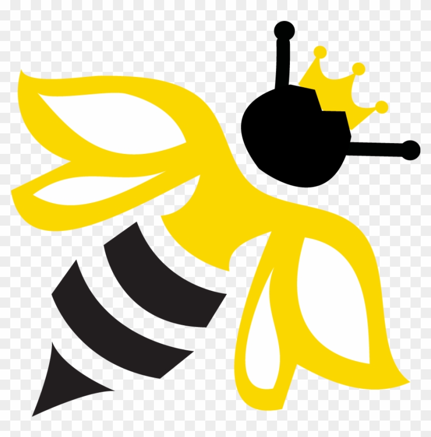 Happy Thoughts Lead To Happy Living - Queen Bee Logo Design Clipart