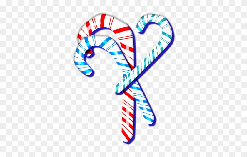 Candy Cane - - Illustration Clipart #4921764