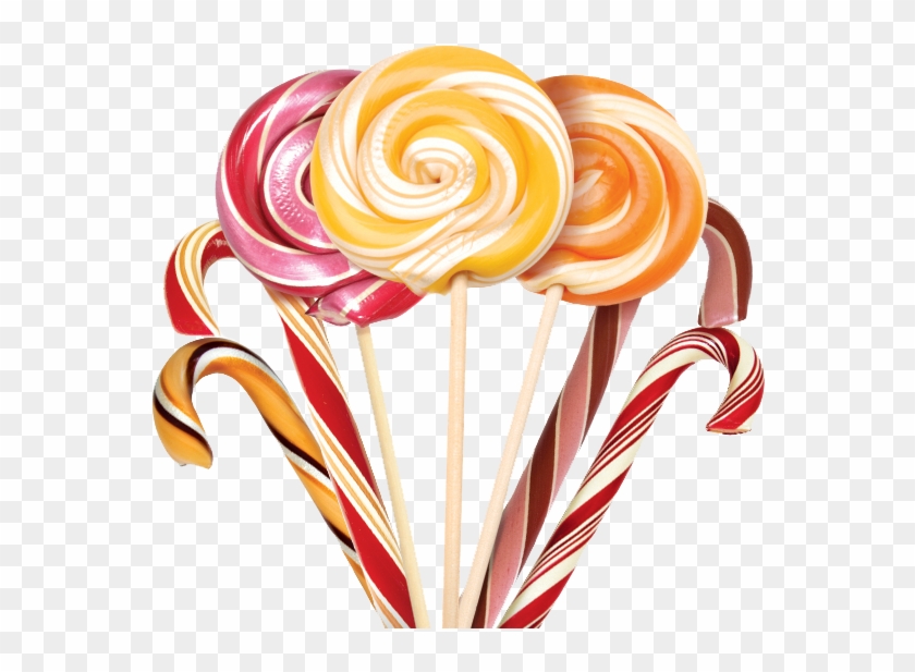 Free Factory Tours - Candy Canes And Lollipops Clipart #4921822