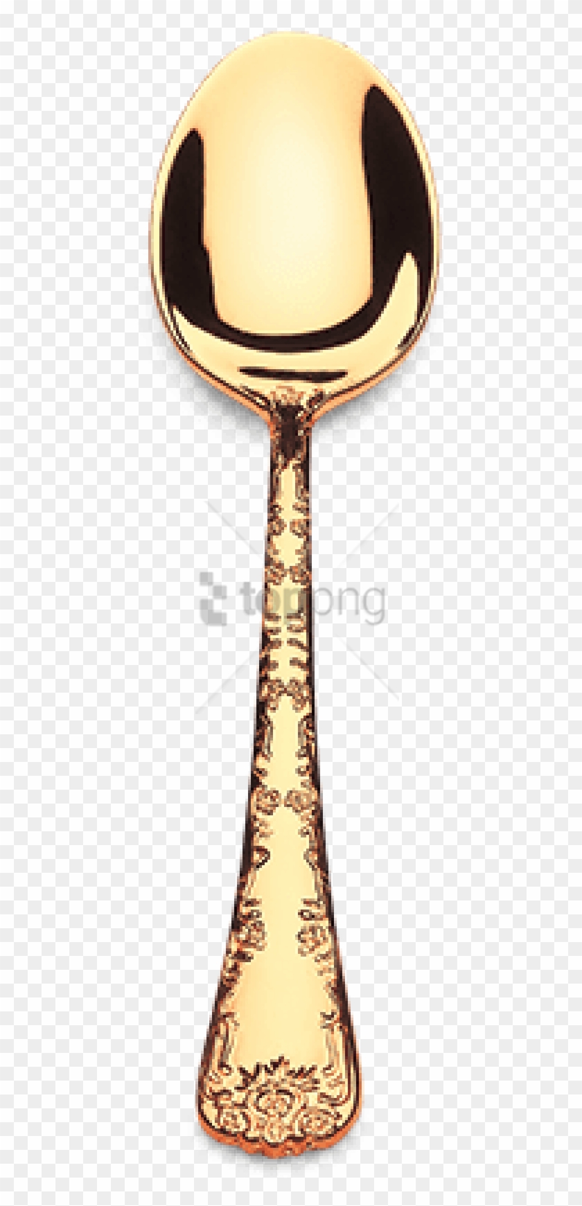 Free Png Gold Spoon And Fork Png Png Image With Transparent - Racket Clipart