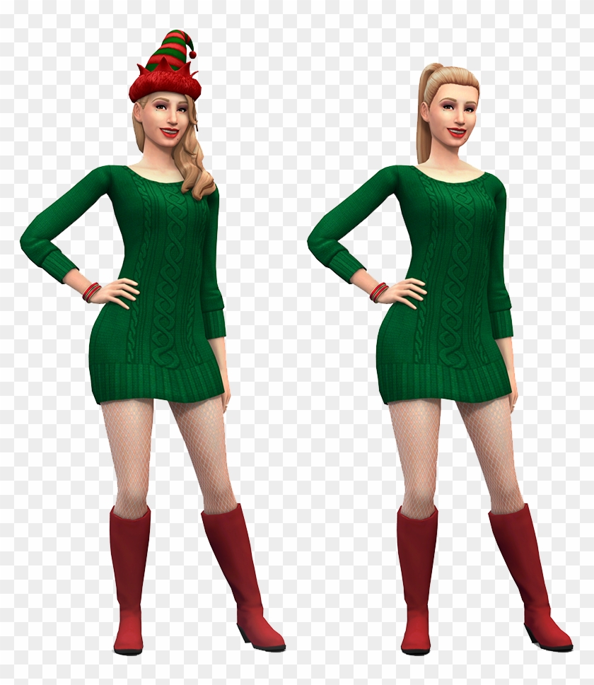 Iggy Azalea Na Święta - Sims 4 Christmas Poses Clipart #4922548