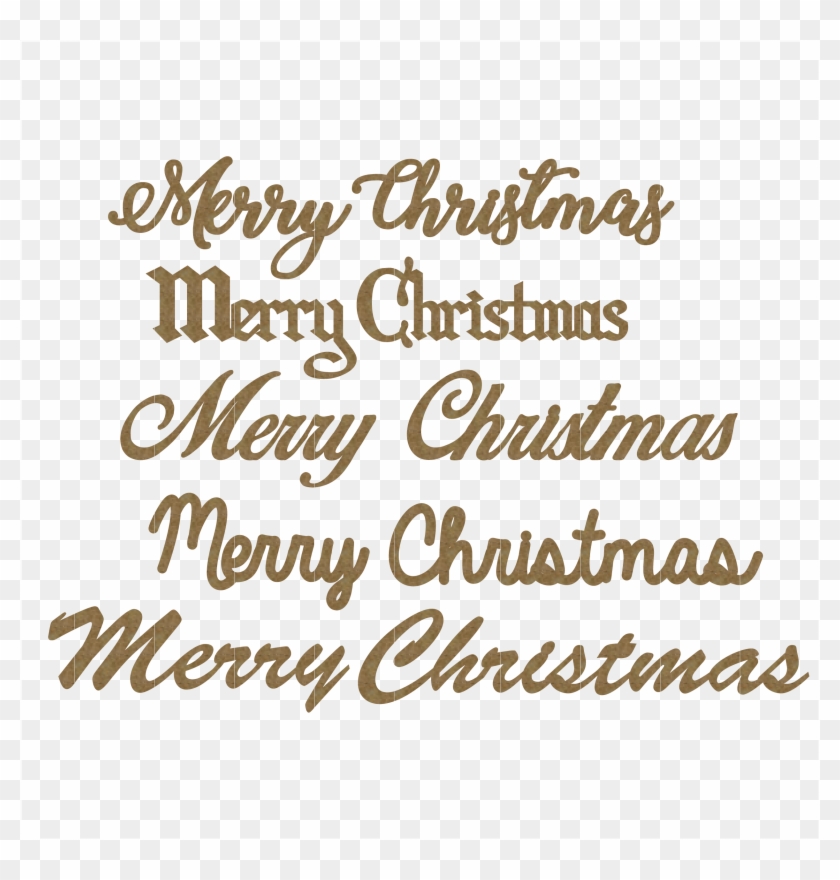 Merry Christmas Titles - Christmas Clipart