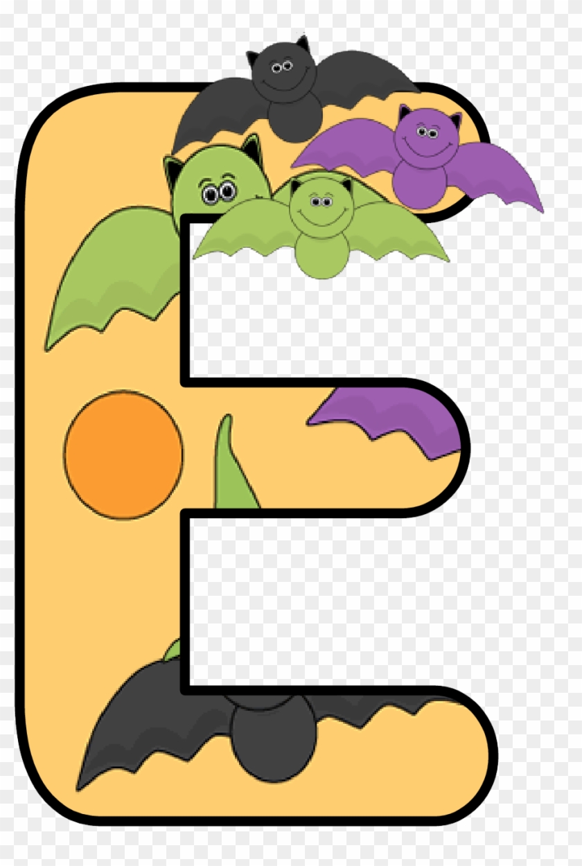 Ch B *✿* Alfabeto Murcielago De Kid Sparkz - Halloween Letters Png Clipart Transparent Png