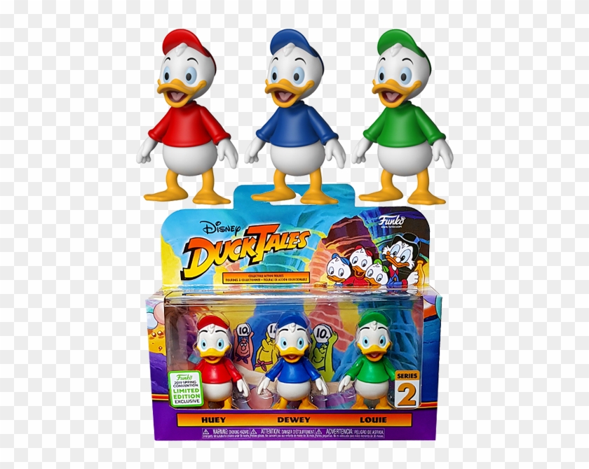 Huey, Dewey, Louie Eccc 2019 Exclusive Action Figure - Funko Disney Afternoon Wave 3 Clipart #4922771