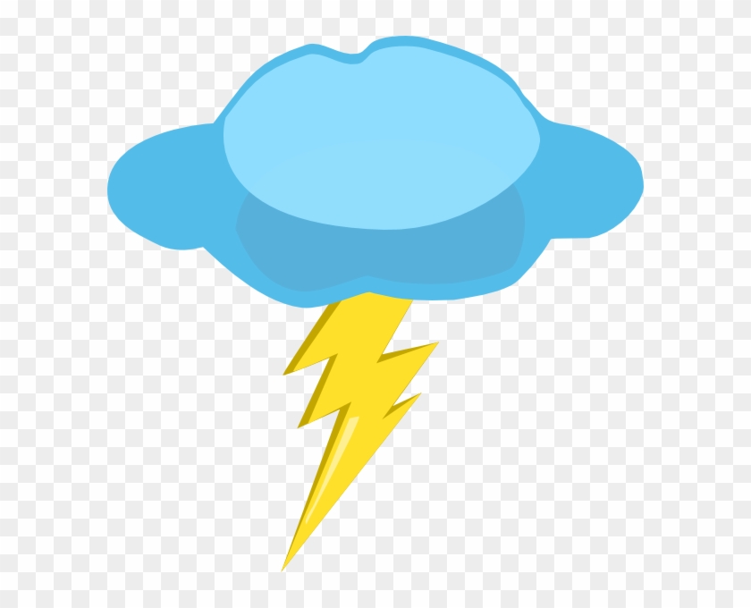 Clouds And Lightning Clipart - Clipart Picture Of A Lightning - Png Download