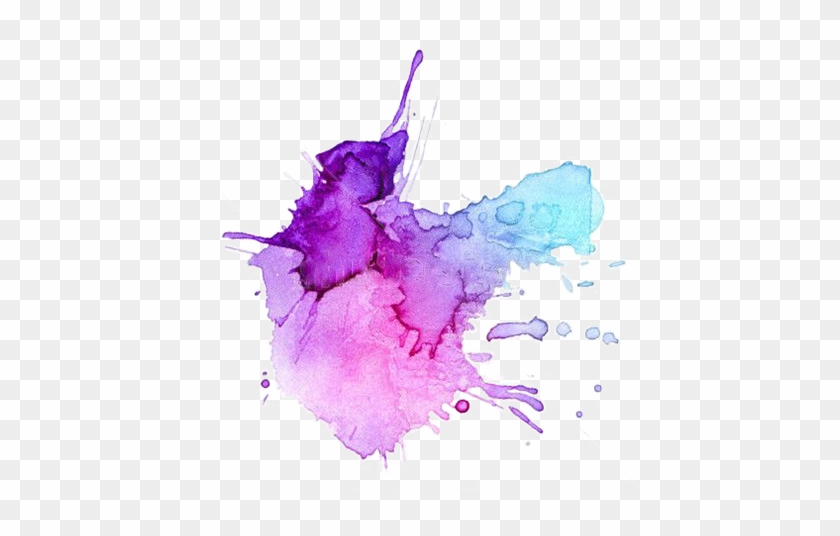 Contact - Watercolor Splashes Clipart #4923027