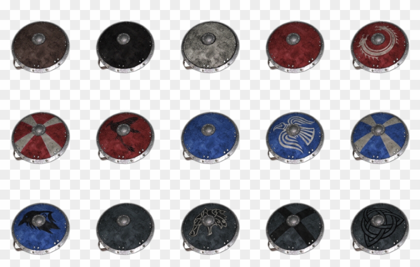 Add Media Report Rss Round Shields - Mount & Blade Warband Shields Mod Clipart