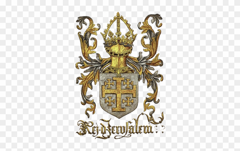 Bleed Area May Not Be Visible - Kingdom Of Jerusalem Heraldry Clipart #4923678