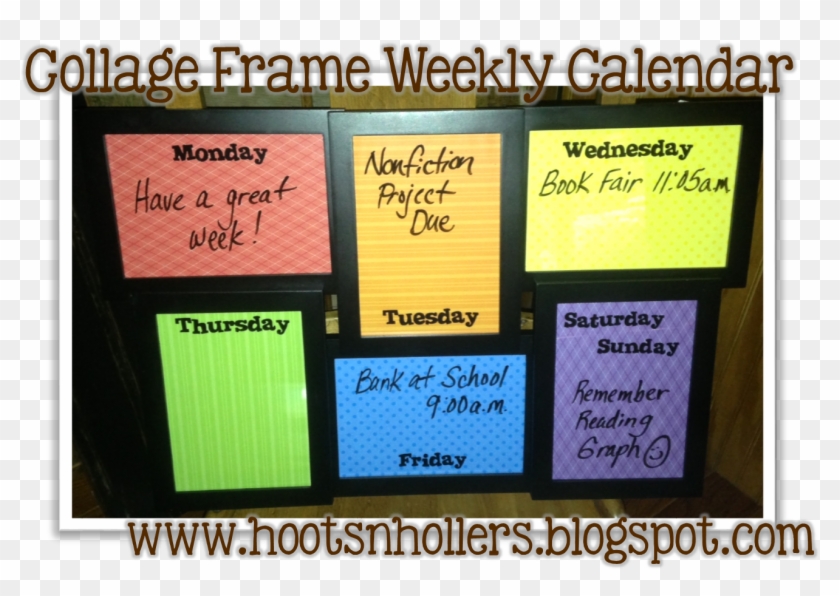 I've Seen These Dry Erase Collage Frames All Over The - Handwriting Clipart