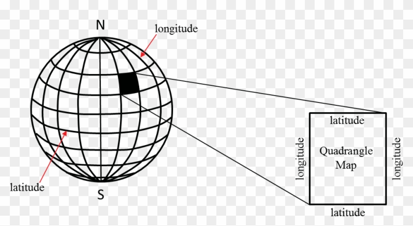 Note How The Regions Defined By Two Adjacent Lines - Globe Clipart Black And White Png Transparent Png #4923935