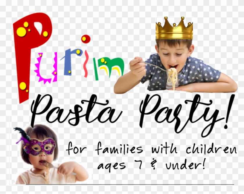 Purim Pasta Party - Cartoon Clipart #4923959