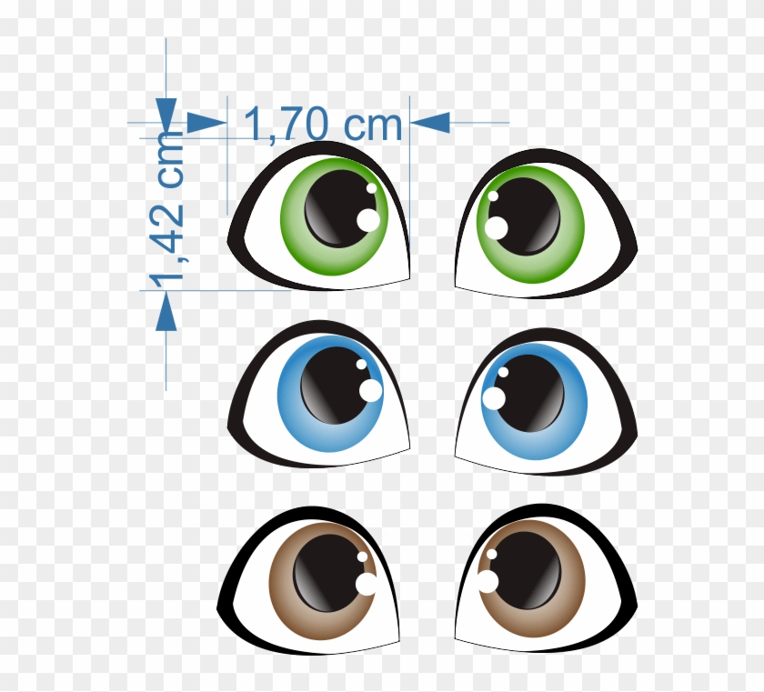 Modelo-2 - Ojos De Muñeca Porcelana Fria Para Imprimir Clipart