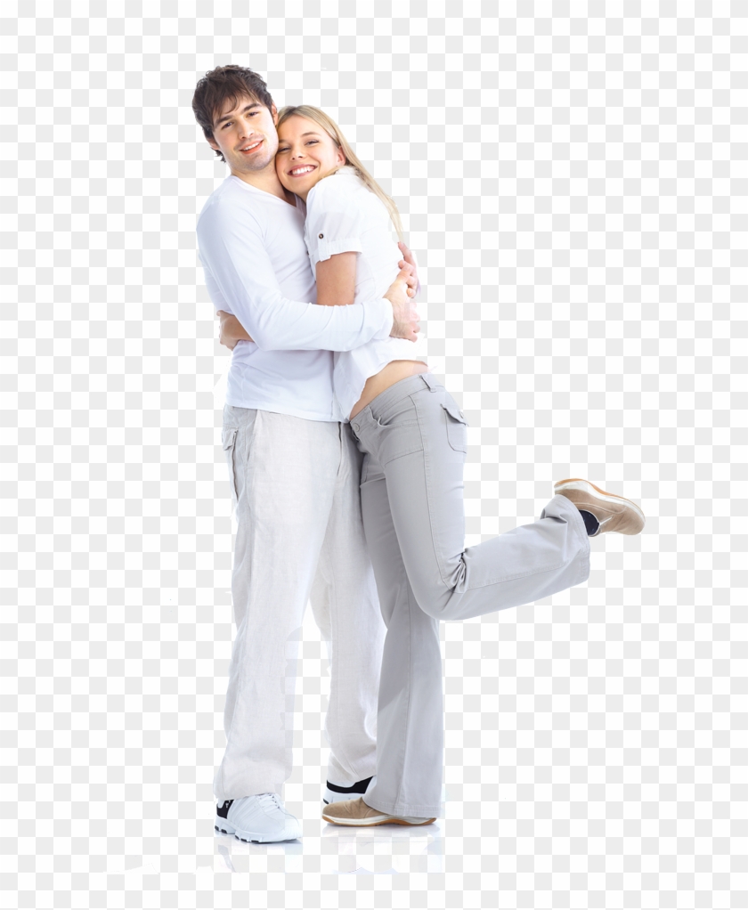Parejas Png - Hug Clipart #4924364