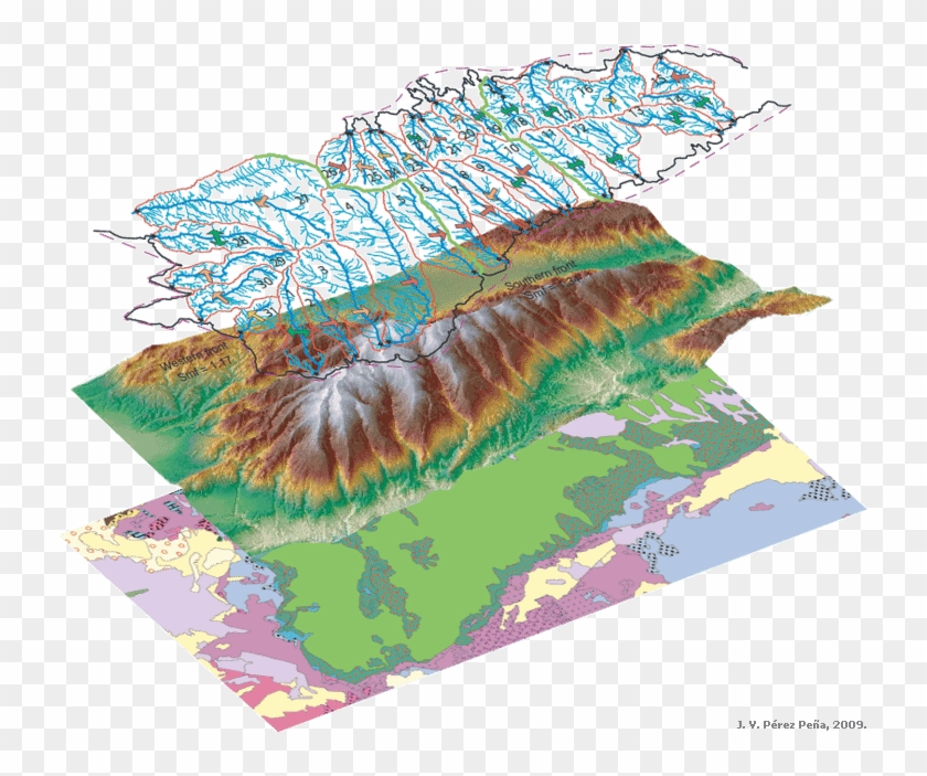 Example Quantitative Analysis Of The Topography - Ejemplos De Modelos Digitales Clipart #4924475
