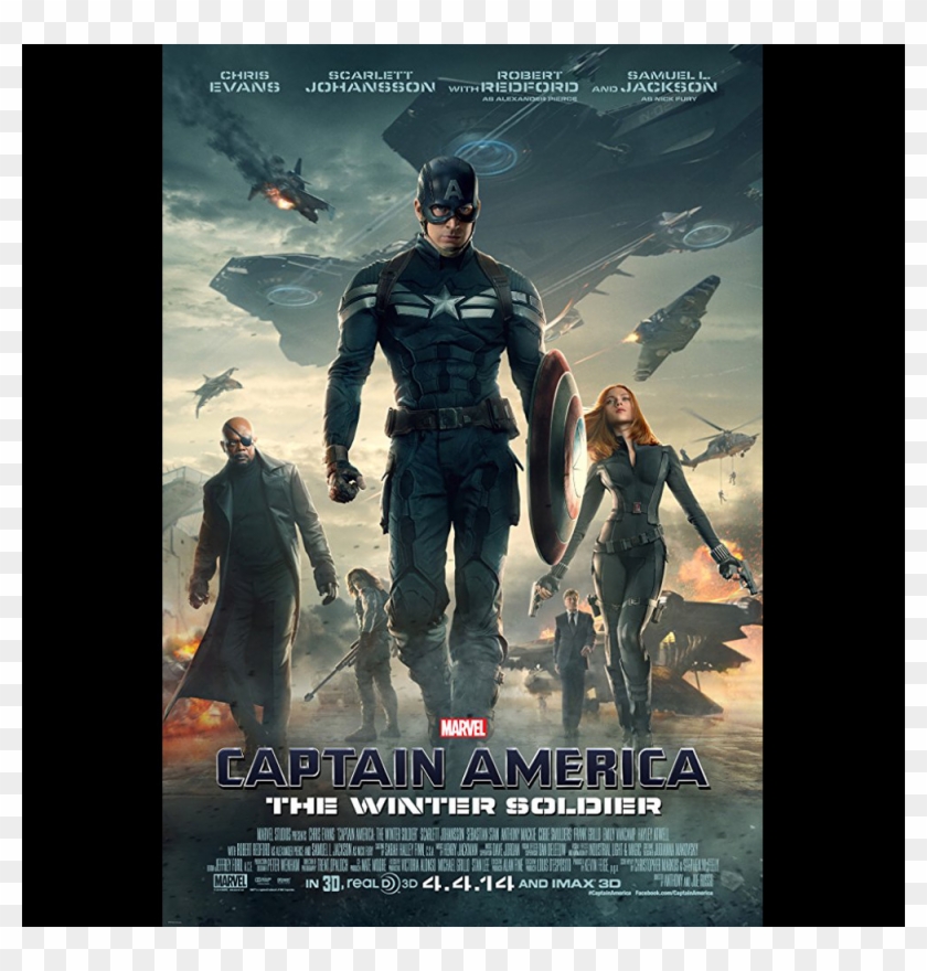 The Winter Soldier - Captain America The Winter Soldier Movie Poster Clipart