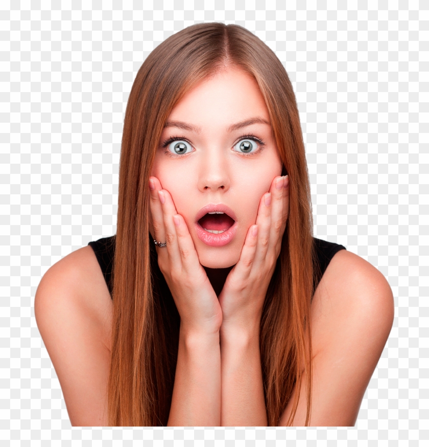 Además, Ese Estudio Señala Que Las “engañadas” Suelen - Chica Con Cara De Sorpresa Clipart #4924844
