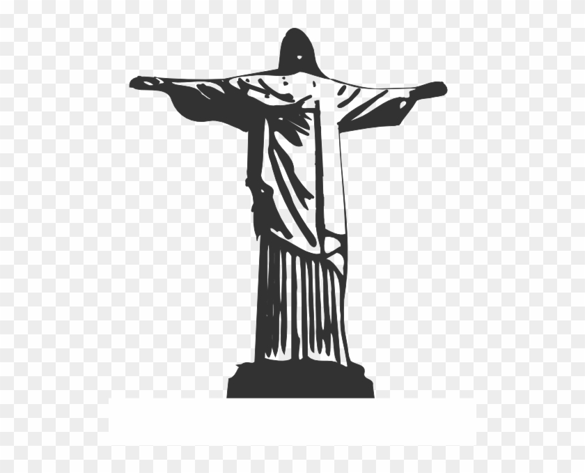Rio Clipart Transparent - Christ The Redeemer Silhouette - Png Download