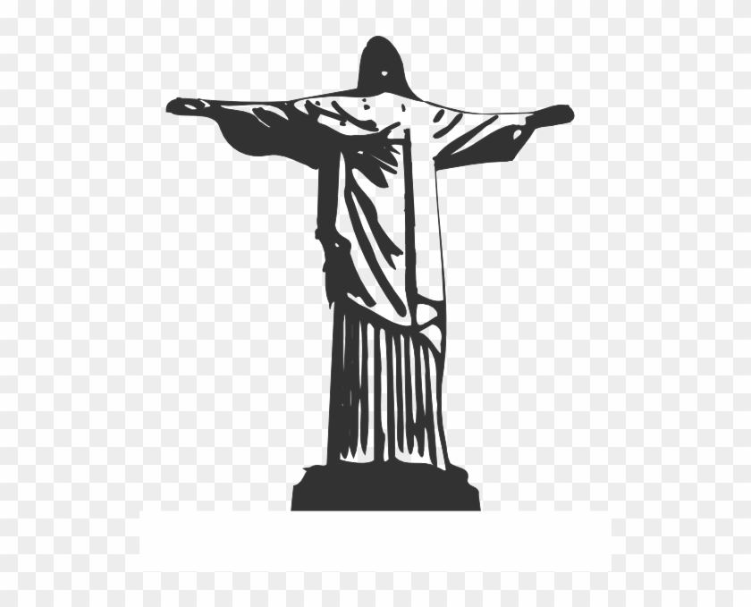 Rio Clipart Transparent - Christ The Redeemer Silhouette - Png Download #4925131