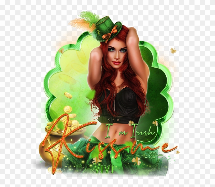 Feliz Día De La Mujer - Tube Femme St Patrick Clipart #4925238