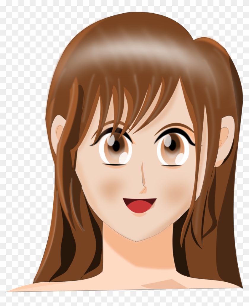 Mujer Feliz - Cartoon Clipart
