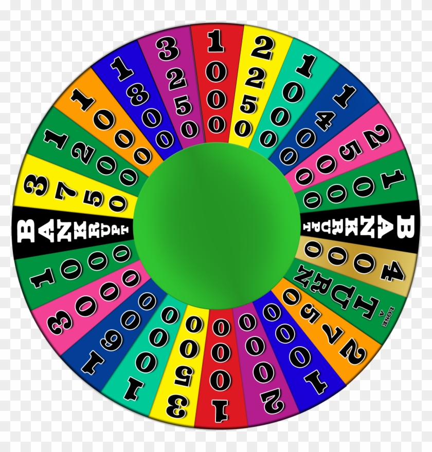 File - Wheeloffortune2 - Wheel Of Fortune Wheel Transparent Clipart #4925400