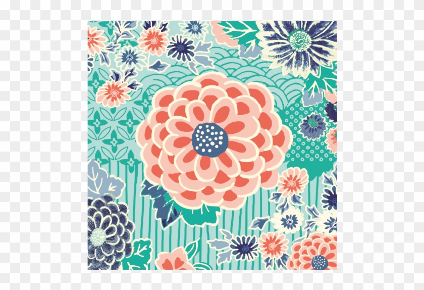 Monsoon Greeting Card Mon06 - Dahlia Clipart