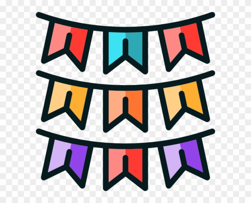 Carnival Garland Icon Clipart