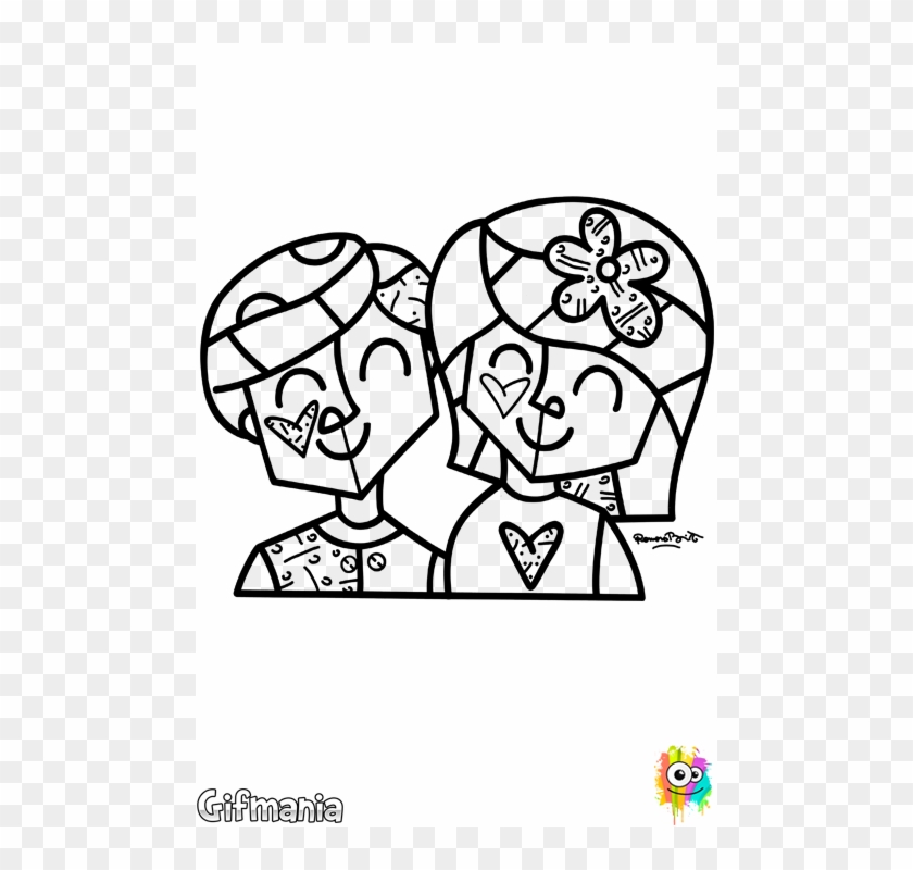 Romero Brito Para Colorir Clipart #4926296