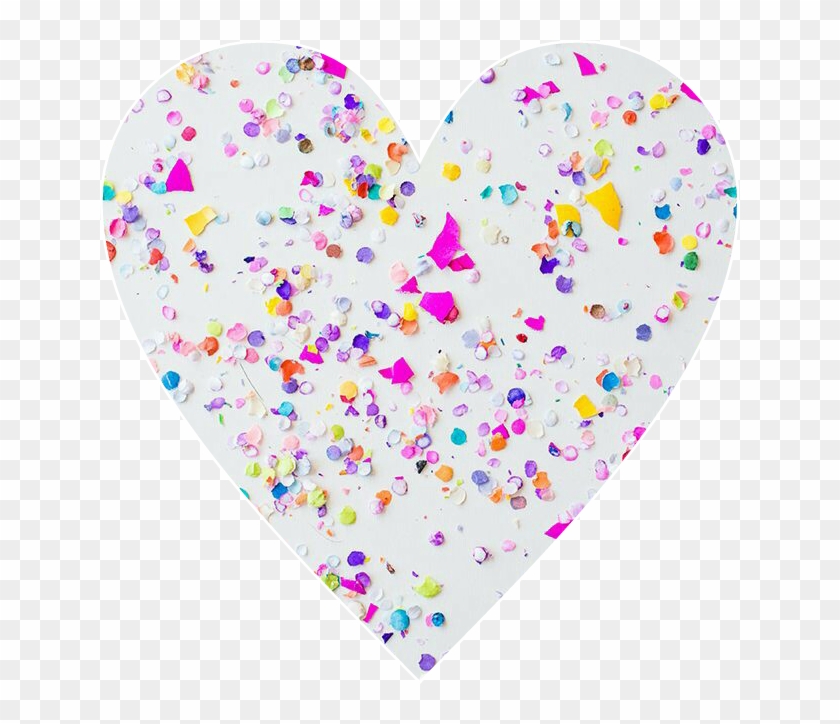 #heart #love #colorful #confetti #awesome #cool #fun - Confetti Wallpaper Iphone Clipart #4926429