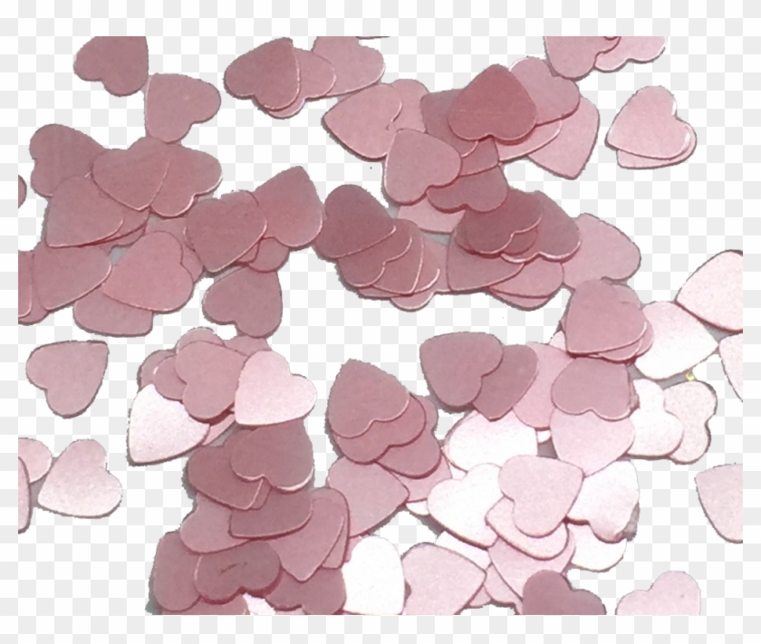 Pink Hearts Confetti Glitter - Wallpaper Clipart #4926453