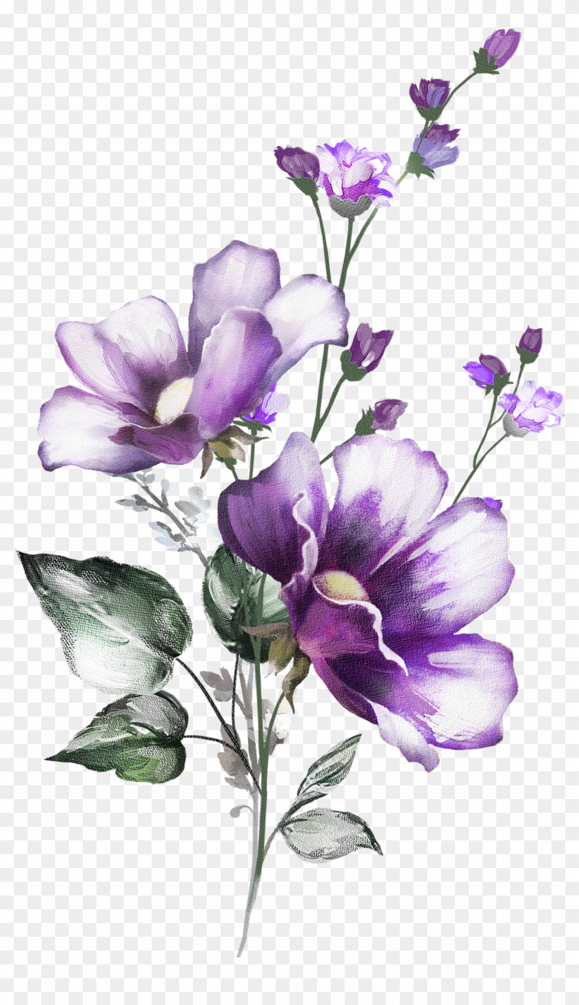 Png Акварельный Цветок Clipart #4926685