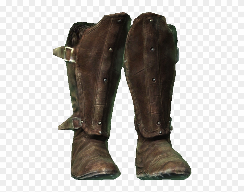 Imperial Boots Of Sneaking - Lederrüstung Stiefel Clipart #4926870