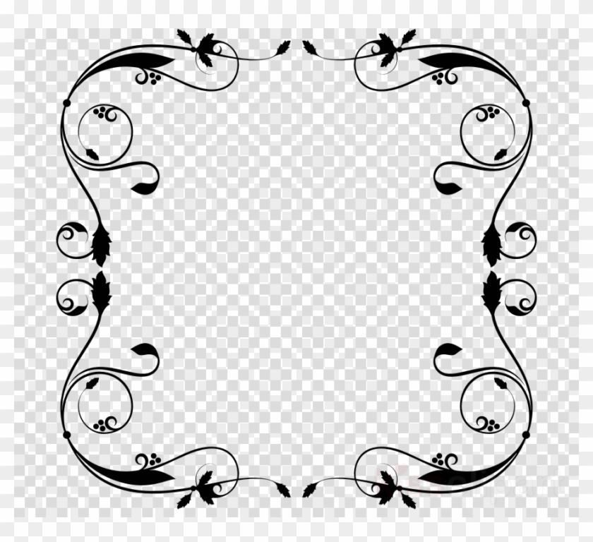 Download Monogram Frame Png - Frame Svg Borders Free Clipart ...