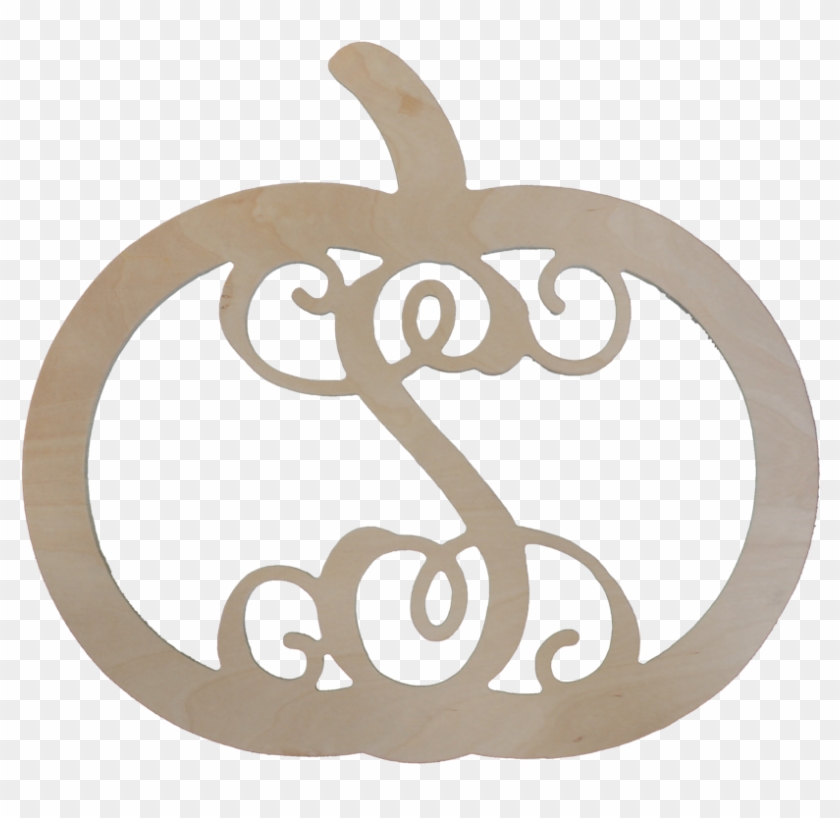 Png Black And White Library Pumpkin Monogram Clipart - S Monogram With Antlers Transparent Png #4927445