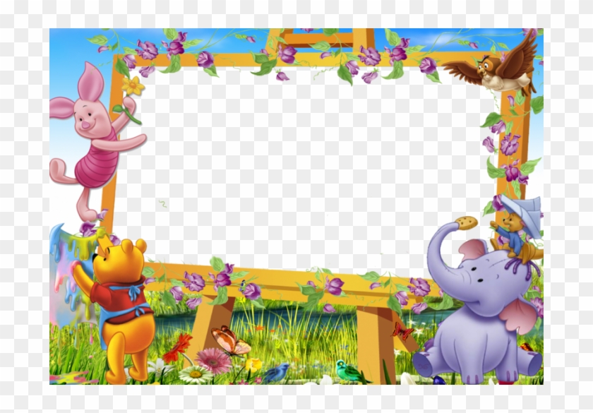 Cadre Enfant Png - Baby Winnie The Pooh Frames Clipart #4927712