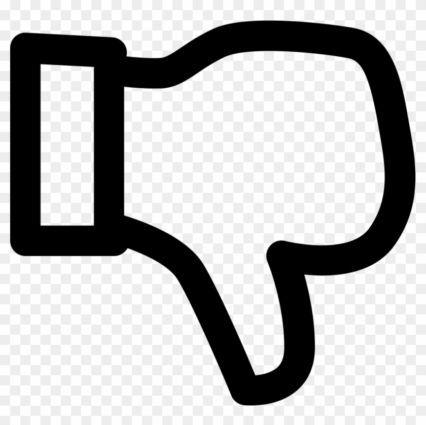 Thumb Down Comments - Pulgar Abajo Icono Clipart