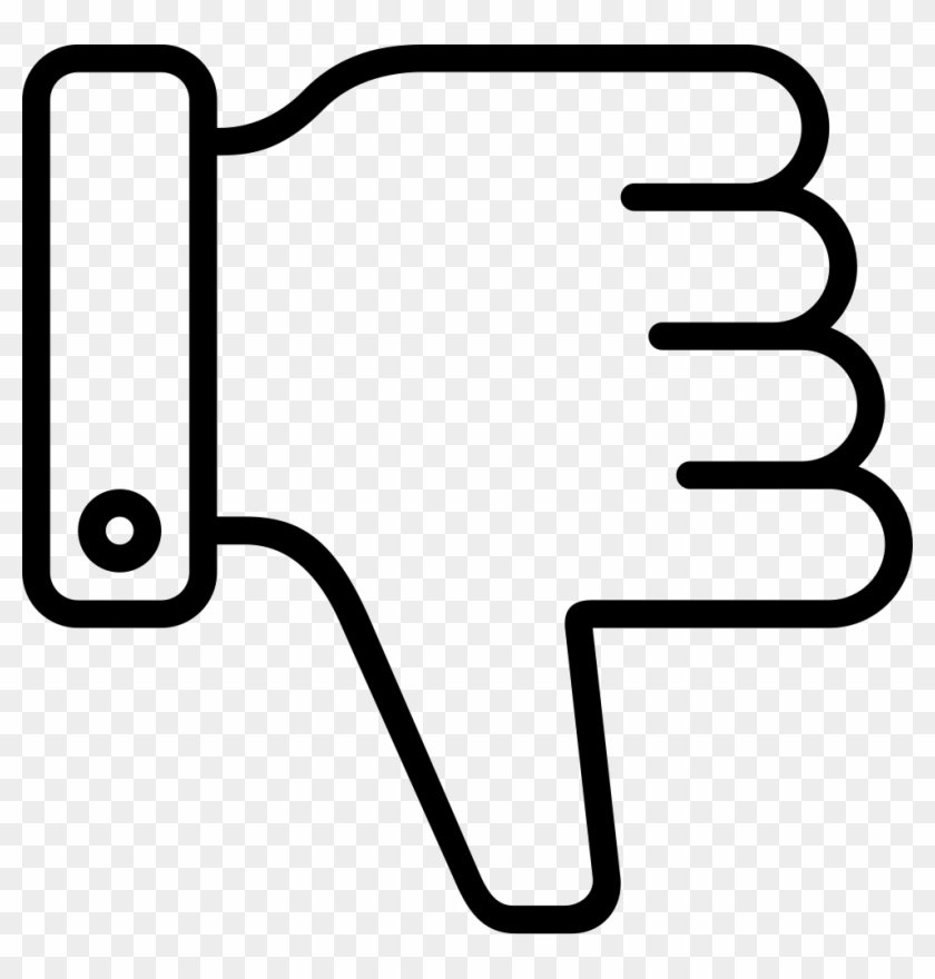 Thumb Down Comments Clipart #4927957
