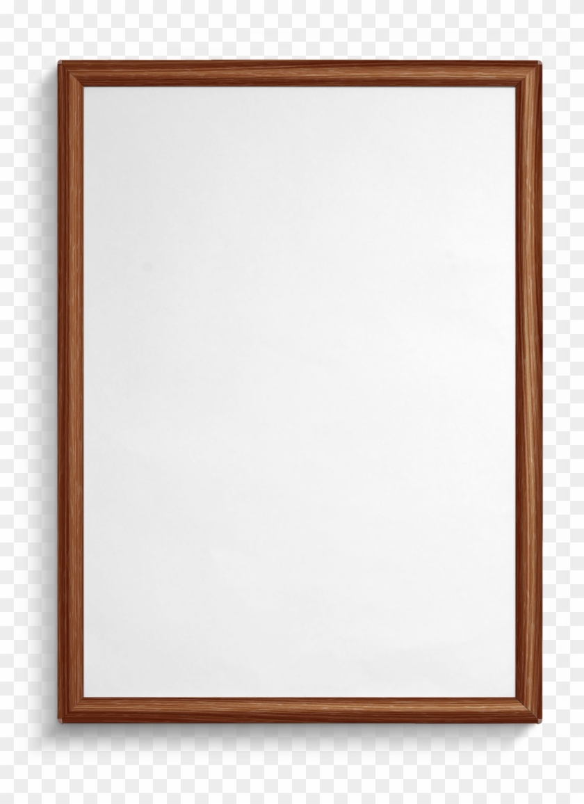 Black Portrait No Bg Dark Wood Portrait No - Picture Frame Clipart