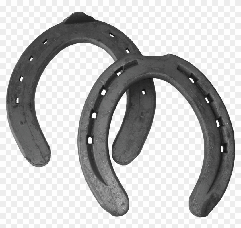 Herradura De Hierro Mustad Hípica Mediana Con Clip - Horseshoe - Png Download #4928114