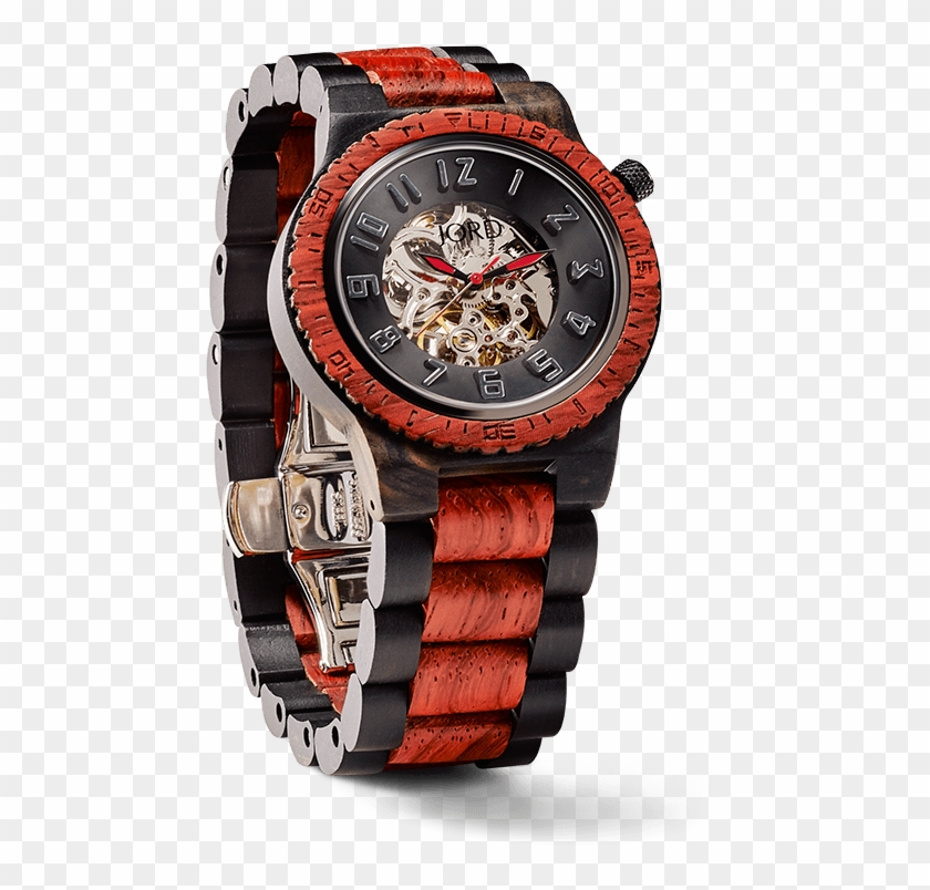 Automatic Wooden Watch - Mens Best Automatic Watch Clipart #4928216