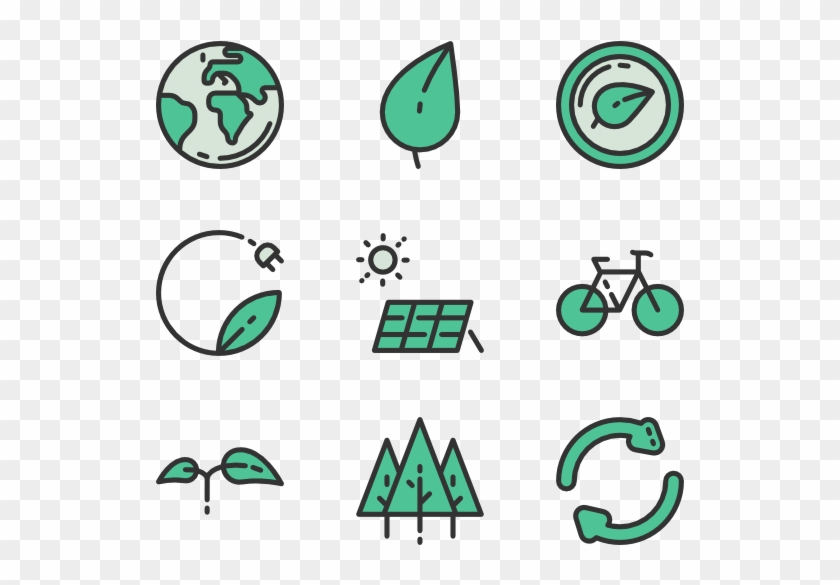 Ecology Color - Environmental Icons Clipart #4928371